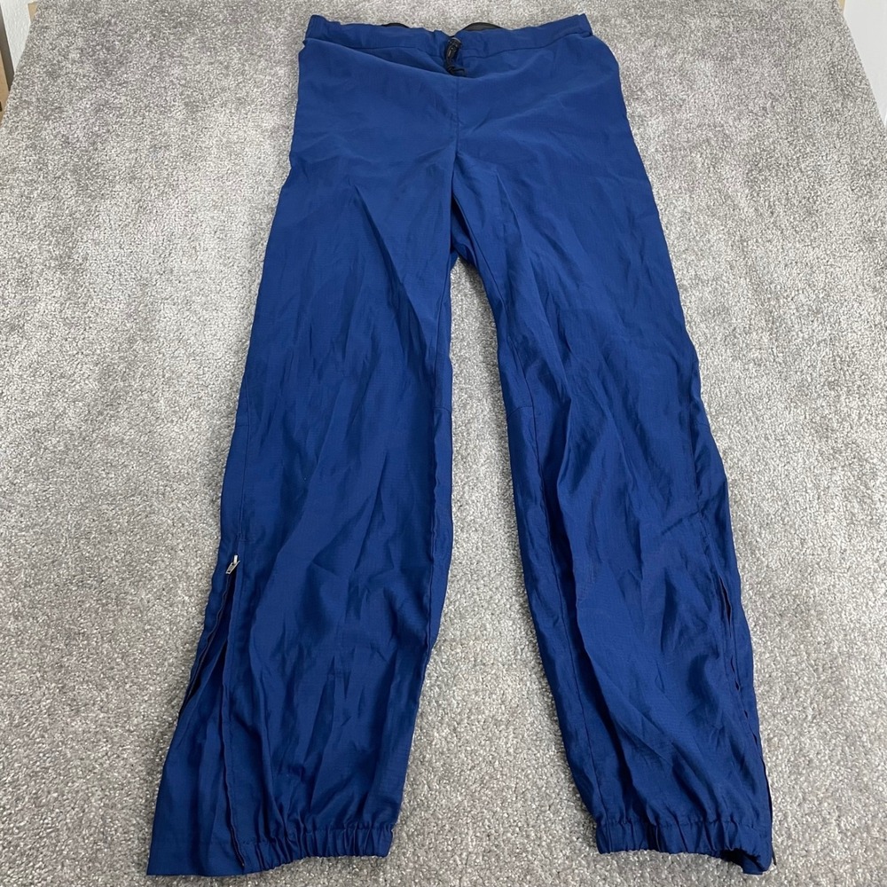 Vintage Patagonia Track‎ Pants Mens Medium Nylon Windbreaker Made in USA Blue